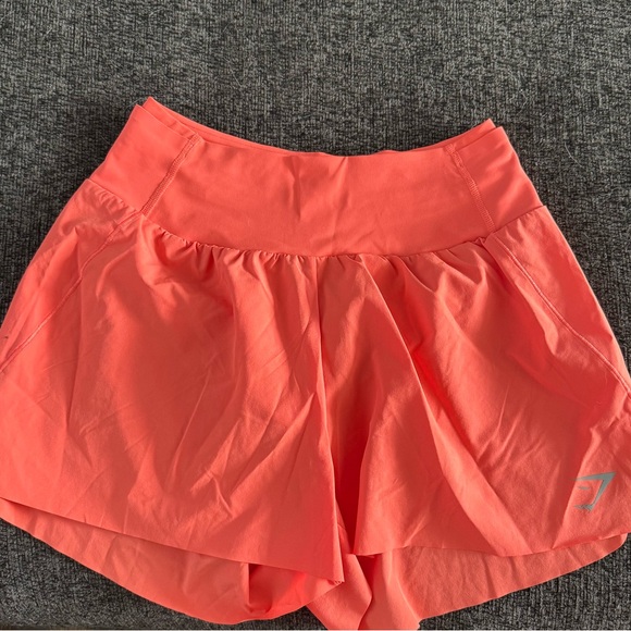 Gymshark Orange Athletic shorts - Picture 1 of 2